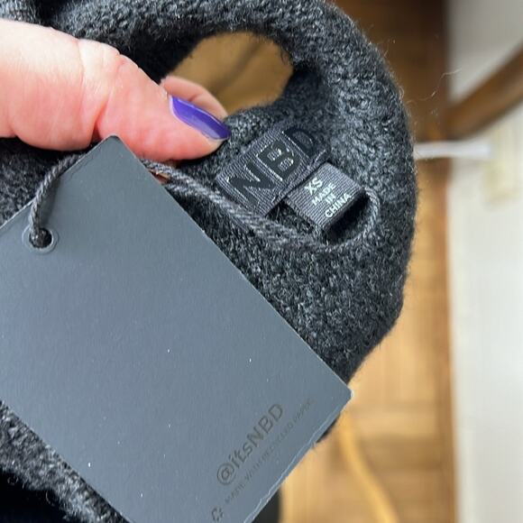 NBD Black Olivia One Arm Sweater - Picture 8 of 8